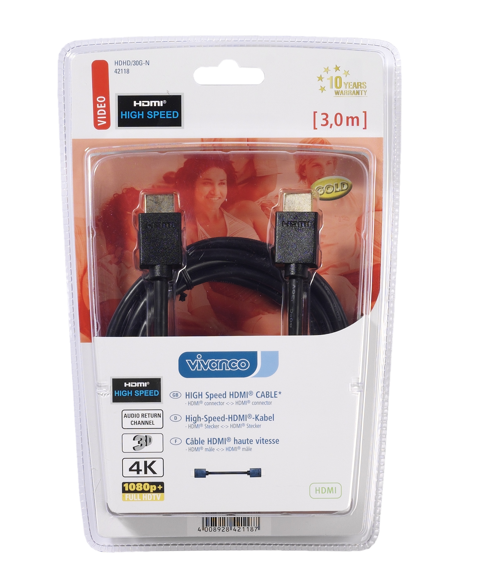 Vivanco HDHD/30G-N 42118