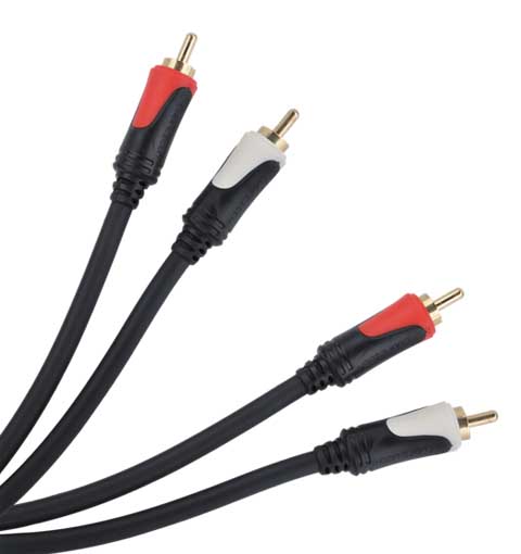 Kabel 2RCA-2RCA 5.0m audio Cabletech Basic Edition - Kable Cinch