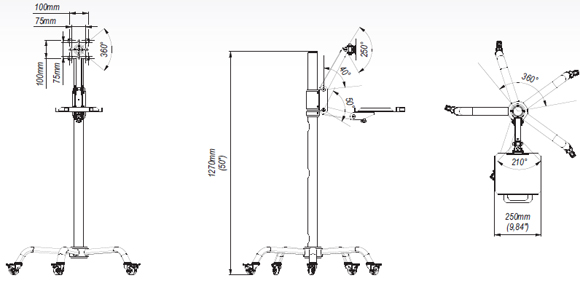 Wzek do monitora LCD LC-SV55-26R