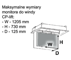 Winda TV CP-LIFT 46 VIZ-ART