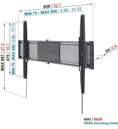 Uchwyt Vogels EFW8305 - Uchwyty do TV LCD / plazma / LED