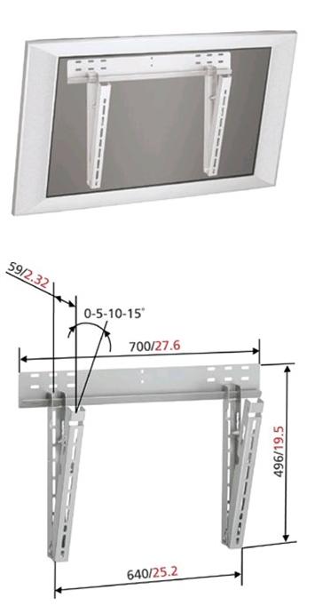 Uchwyt Vogels VFW140 - Uchwyty do TV LCD / plazma / LED