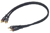 Kabel 2RCA-2RCA Real Cable CA 201 1,0 m