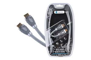 Kabel HDMI-HDMI 1.8m Cabletech Silver Edition
